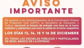 Entrarán estudiantes una hora más tarde por bajas temperaturas