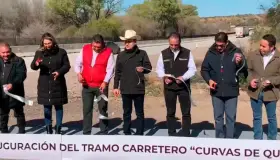 Supervisa gobernador conclusión de tramo carretero “Curvas de Quijano”