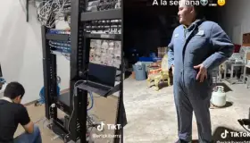 Deja joven trabajo en México y se va a Canadá a verder pollos