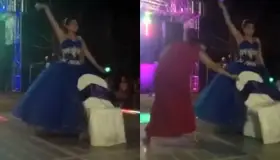 Arruina invitada baile de quinceañera en plena fiesta