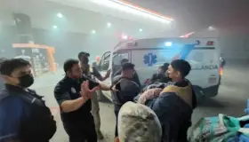 Desalojan a 3 mil migrantes por denso humo de incendio en Reynosa