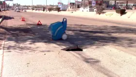 Surge nuevo socavon en la carretera