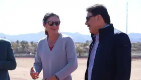 Recorren Alcalde y Directora de CONADE unidad deportiva de La Mesa