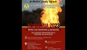 Convocan bomberos a mujeres y hombres a ingresar a la academia