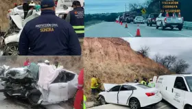 Mueren cinco en accidente carretero; entre ellos una menor