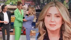Llora Andrea Legarreta en pleno programa tras separación con Erik Rubín