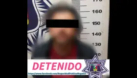 Detienen a sujeto tras agresión a pareja y menores