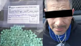 Detienen a sujeto en posesión de casi 300 pastillas de fentanilo