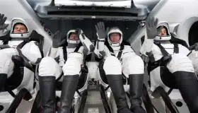 Despega Misión SpaceX hacia la EEI con 4 astronautas al espacio