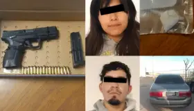 Aseguran a pareja armada y con droga