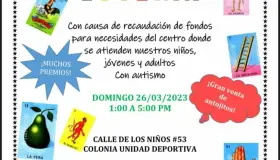Alistan lotería con causa a beneficio de Venciendo el Autismo