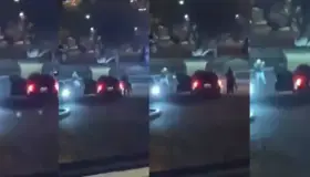 Abate policía de Nogales, Arizona a persona en gasolinera