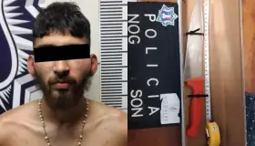 Amaga con arma blanca a familia en Conjunto Jardín