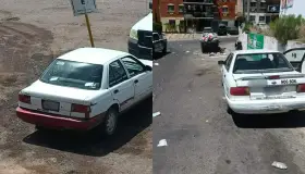 Aseguran par de vehículos con reporte de robo