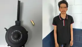 Detienen a joven con cartucho al querer cruzar de EU a México