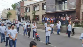 Desfilan por el Día del Trabajo