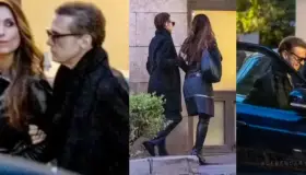 Pasean Luis Miguel y novia en Barcelona sin guaruras