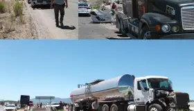 Provoca movilización choque de trailers en Recinto Fiscal
