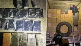 Decomisan fentanilo en cajas de huevo en caseta de cobro