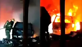 Registran incendio de vehículos en diferentes puntos