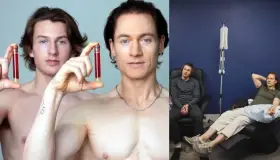 Se inyecta sangre de su hijo para no envejer