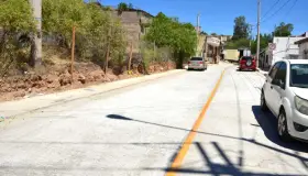 Concluye pavimentación en calle Revolución