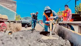 Refuerzan Plan Permanente de Bacheo en esta frontera