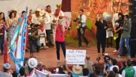 Encabeza Claudia Sheinbaum asamblea en Nogales