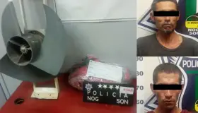 Arrestan a dos por robar cableado de un Centro Comunitario