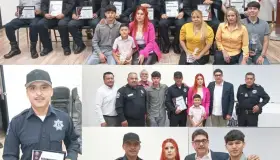 Reconocen a Policía del Mes de Junio