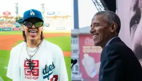 Barack Obama escucha a Peso Pluma