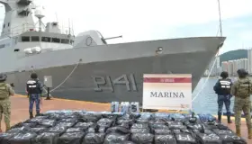 Asegura Semar más de 2 toneladas de cocaína