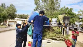 Llevan a cabo jornada comunitaria en El Cíbuta y en secundaria