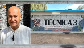 Inauguran mural por aniversario de secundaria Técnica número 3