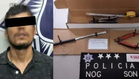 Detienen a presunto ladrón de cableado en iglesia