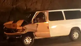 Choca contra vaca; resulta con lesiones de gravedad