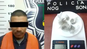 Aseguran droga a ciclista que conducía a exceso de velocidad