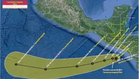 Alerta amarilla en Tabasco por tormenta “Pilar”