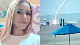 Cae rayo sobre mujer en playa de Colombia y fallece