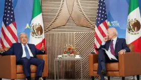 AMLO y Biden se reúnen; continuarán trabajo contra narcotráfico