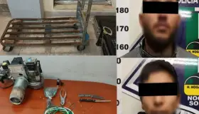 Sorprenden a presuntos ladrones con ‘las manos en la masa’