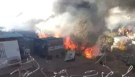 Pérdidas totales en humildes viviendas por incendios en los últimos días