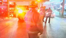 Provoca fuerte movilización policiaca una fuga de gas natural