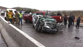 Dejan saldo de dos muertos accidentes automovilísticos en esta frontera
