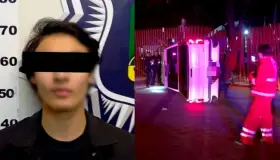 Chocan nuevo cerco de la Puerta de México