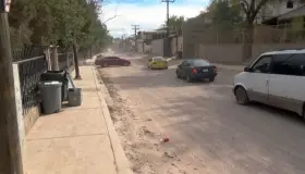 En proceso pavimentación de calle Sierra Madre Occidental