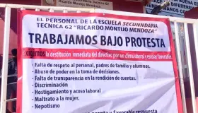 Denuncian acoso laboral en secundaria