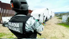 Trabaja la GN y el INM en Tijuana contra cruces VIP