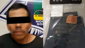 Quería pantalón nuevo pero gratis; lo detienen y entregan a autoridades