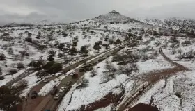 Sorprende nieve a nogalenses el sábado